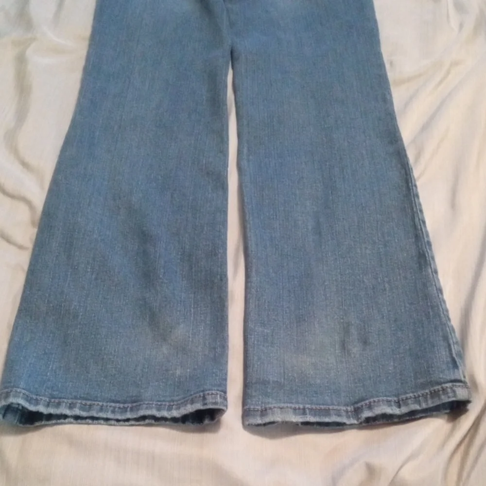 Justice Simply Low Cut Distressed Boot Cut Jeans